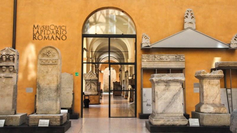 Piano terra. Lapidario Romano, Museo Lapidario Estense e Gipsoteca Giuseppe Graziosi