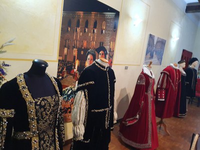 Exhibition of Renaissance dresses
