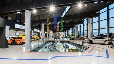Automobili Lamborghini museum and the plant