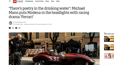 CNN ‘There’s poetry in the drinking water’: Michael Mann puts Modena in the headlights with racing drama ‘Ferrari’