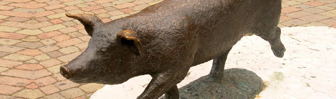 Monument to the pig