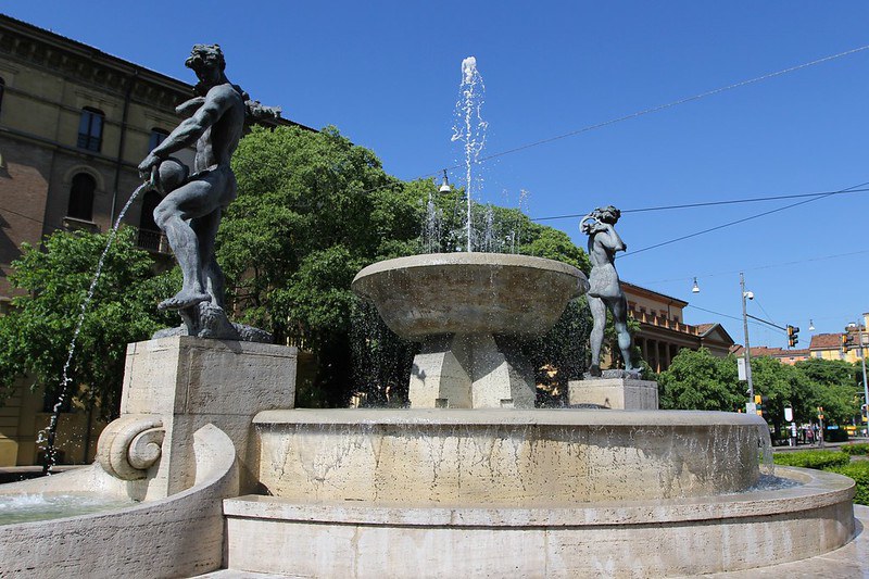 Fountain of the two rivers of Modena