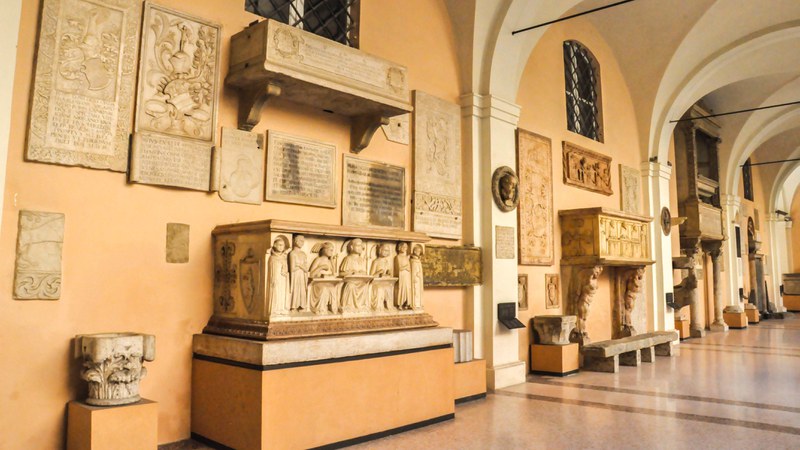 Ground Floor. The Roman Lapidary Museum, the Estense Lapidary Museum, and the Giuseppe Graziosi Plaster Cast Museum
