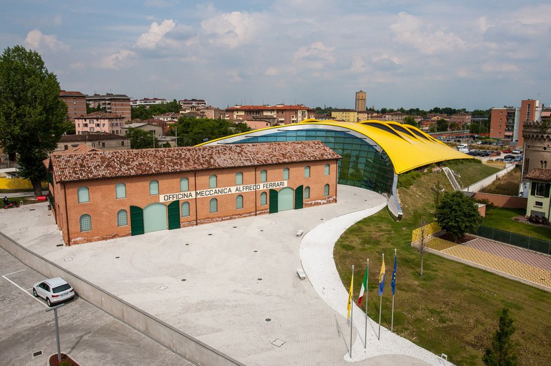 The Museo Enzo Ferrari in Modena