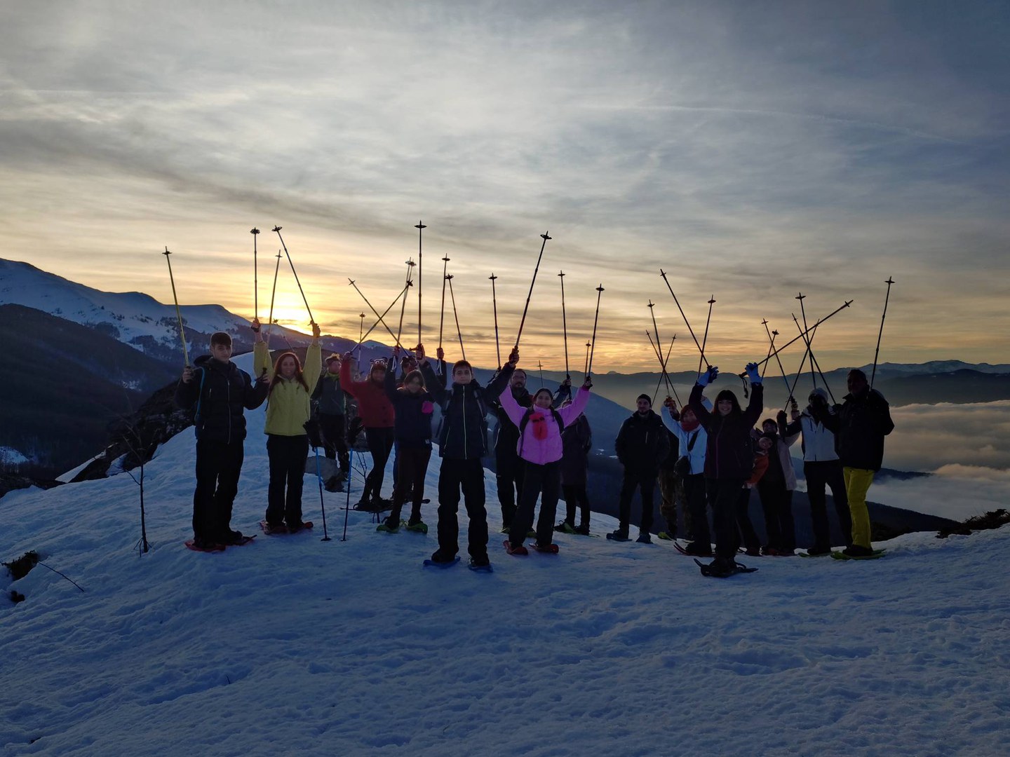 Ciaspolata notturna alla Croce Arcana -  Modena Slow